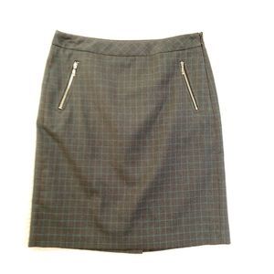 Jones New York Signature Women's Skirt Sz 6‎ Black Polyester Viscose Spandex